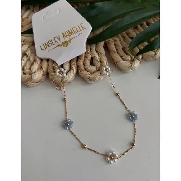 RETAIL $25 Kinsley Armelle Daisy Collection Pearl Bracelet - Picture 2 of 2